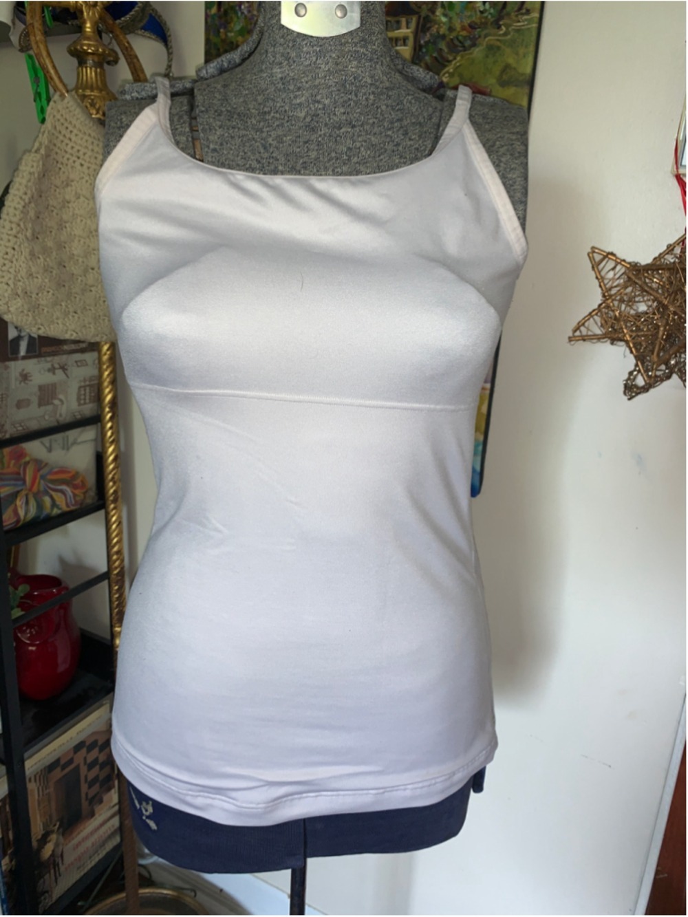 Women's Flexees by Maidenform Shapewear Tank Top off White Size L